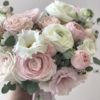 Букет невесты бело-розовый art. 05-518