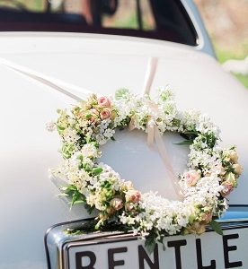 Свадебные украшения (декор) на автомобили в Воронеже