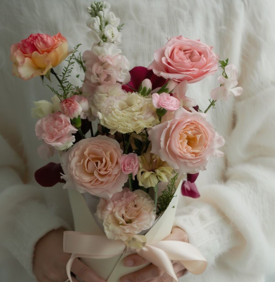 Букет в шляпной коробке Art.03 19 Букет в шляпной коробке art.03-19