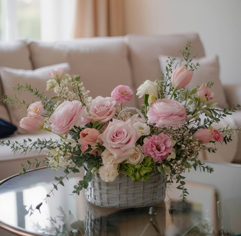 Корзина с цветами Art.02 09 Корзина с цветами art.02-09