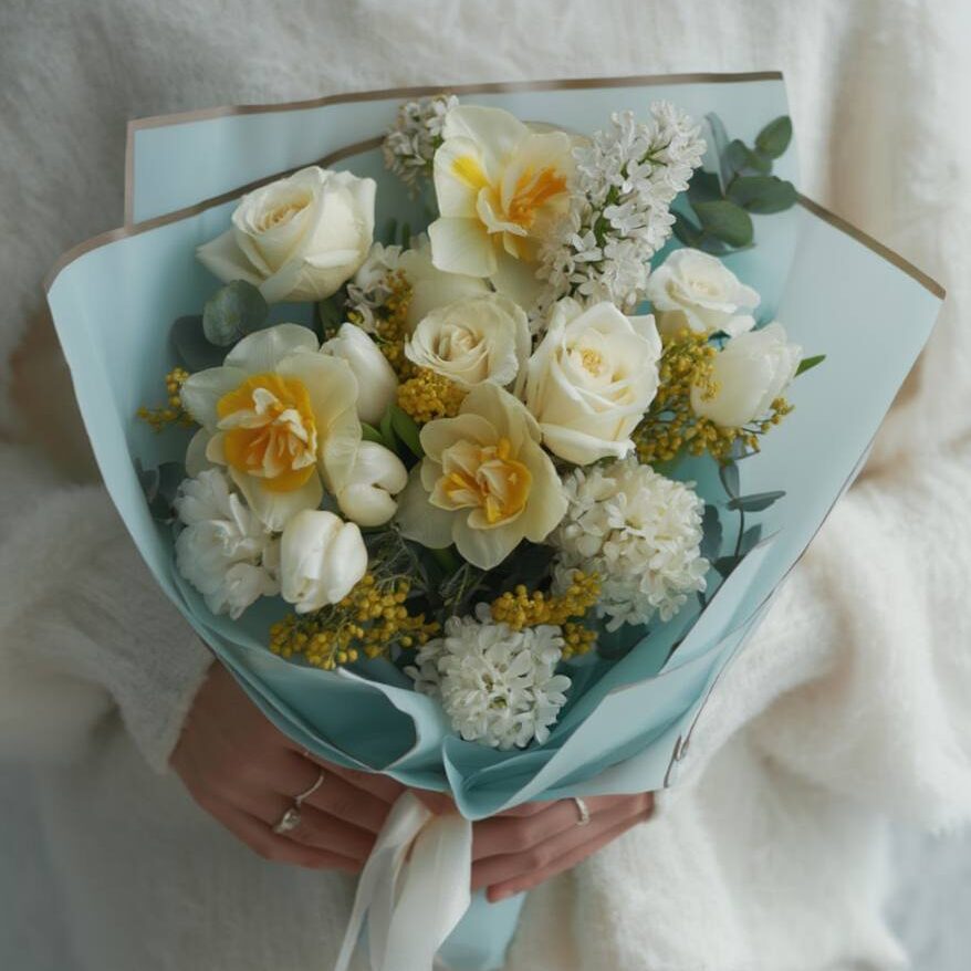 Букет из весенних цветов Art. 14 02 Букет из весенних цветов art. 14-02