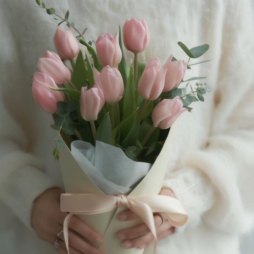 Букет из гортензии Art. 14 137 Букет из 11 тюльпанов art. 14-137