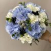 Букет невесты из голубой гортензии art. 05-228