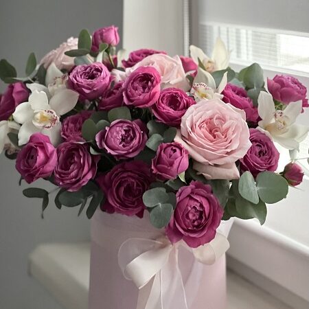 Пионовидные розы, букеты из пионовидных роз - Флористический салон Fl-er
