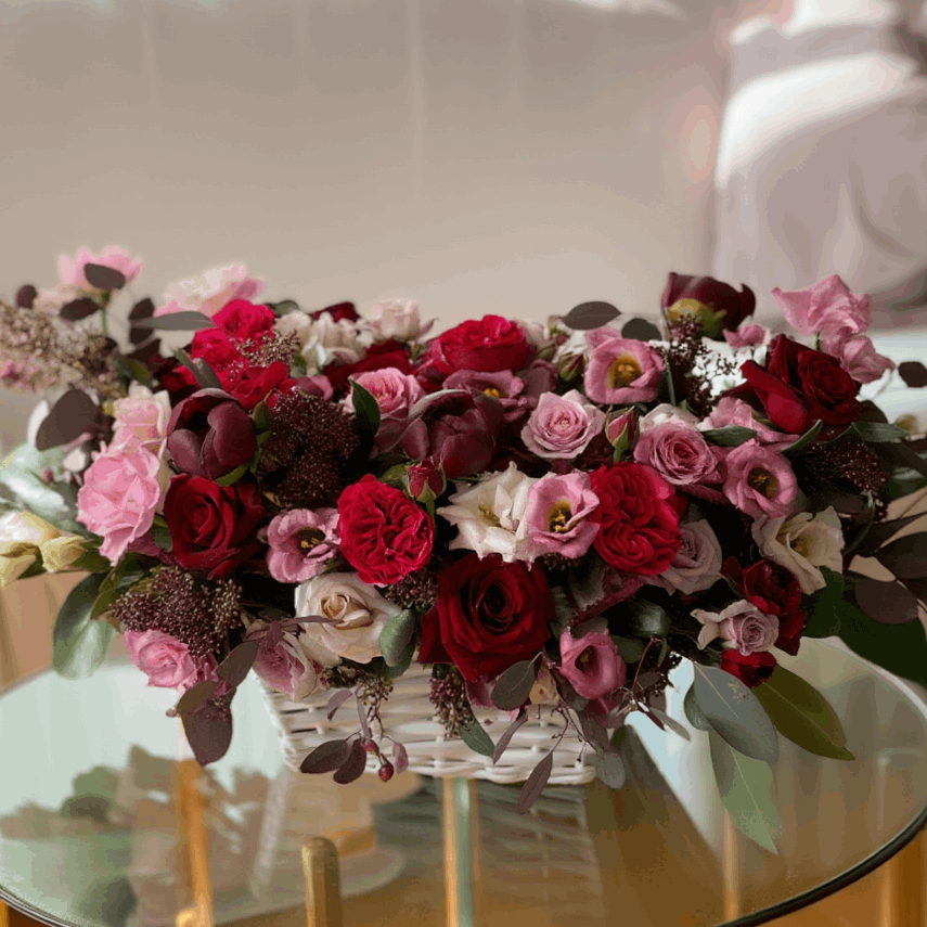 Корзина из живых цветов Art. 13 163 Корзина из живых цветов art. 13-163