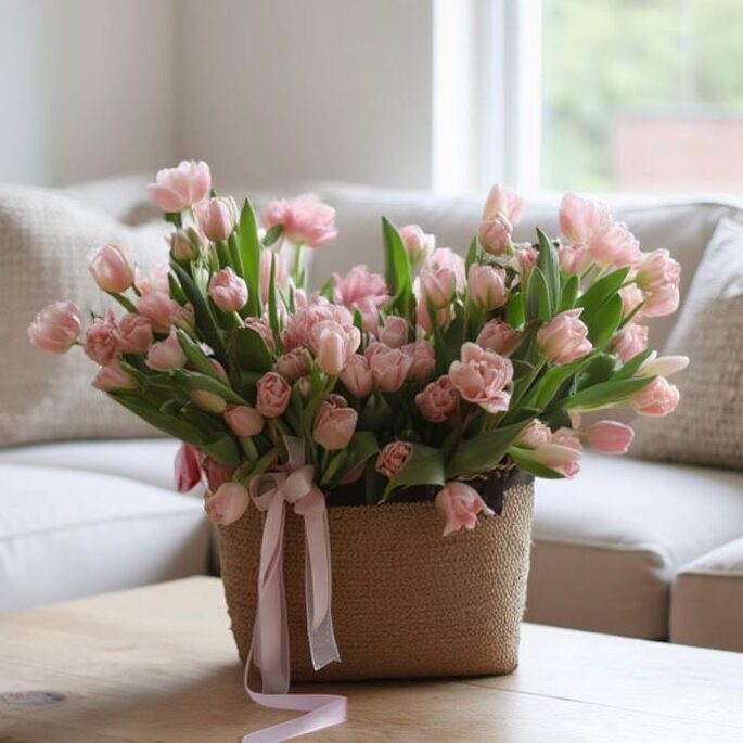 Букет в шляпной коробке Art. 130 165 Букет в шляпной коробке art. 130-165