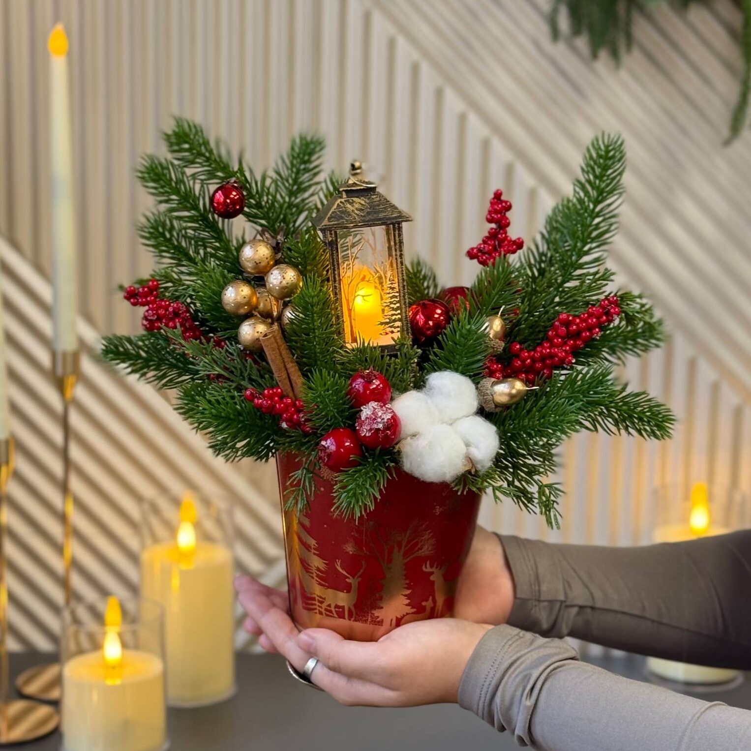 Новогодняя композиция art. 30-351