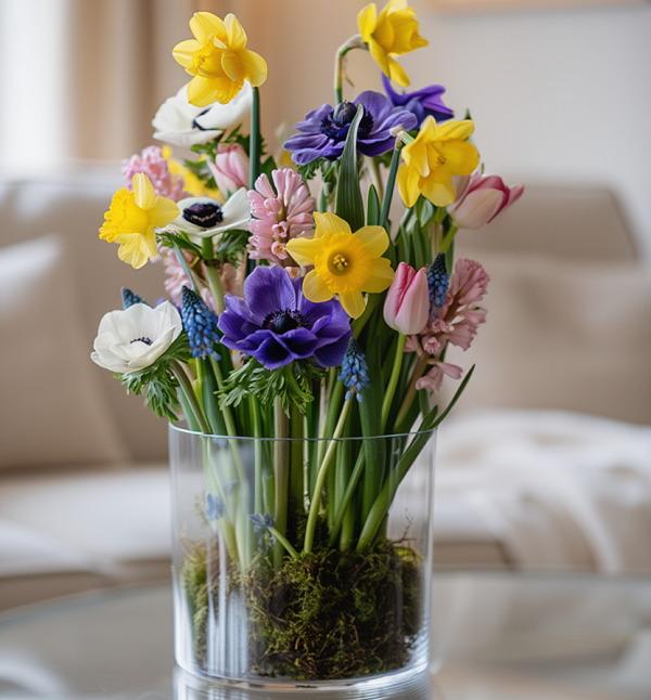 Композиция весенняя Art. 16 07 Букет в вазе art. 16-07