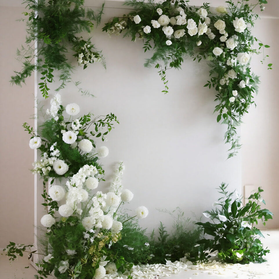 Фотозона из цветов на 8 марта art. 08-64